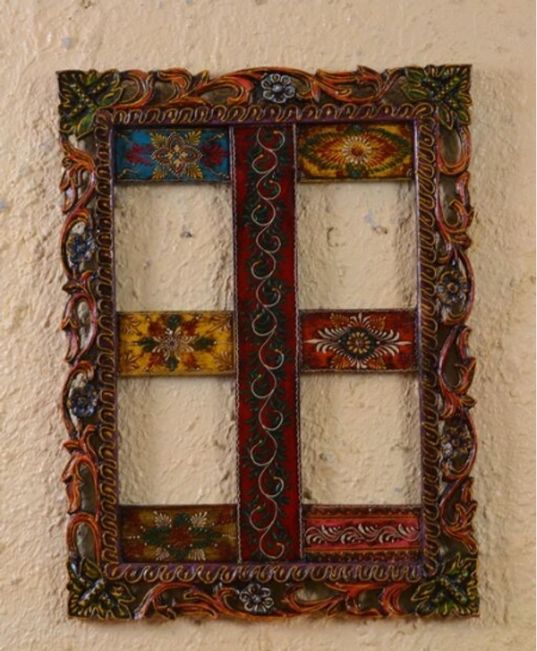 BK Exports Wooden Hand Painted Wall Decor & Hanging For Home - Wooden, Pack of1